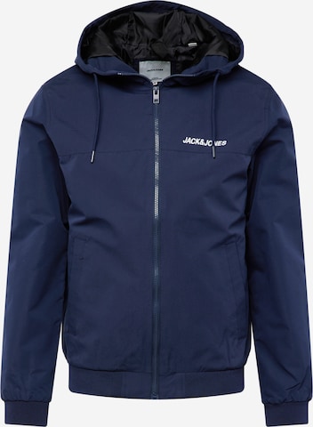 JACK & JONES Tussenjas 'Rush' in Blauw: voorkant