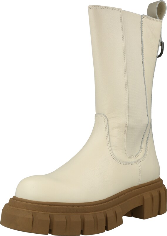 BUFFALO Chelsea Boots in Offwhite CB6923 BUFFALO Chelsea Boots in Offwhite CB6923