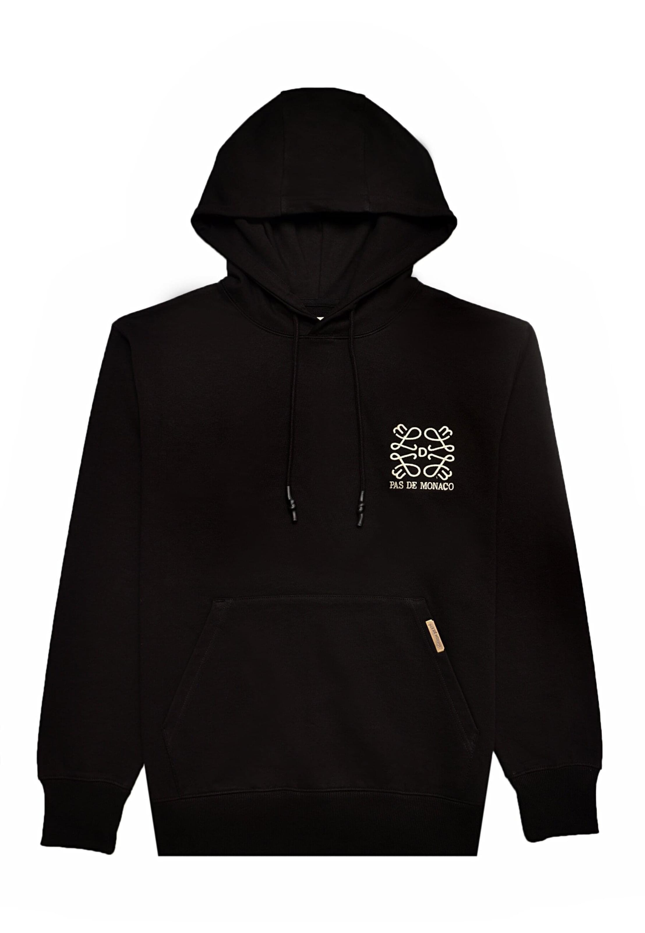 Pas De Monaco Sweatshirt 'Prestige' in Schwarz: Vorderseite