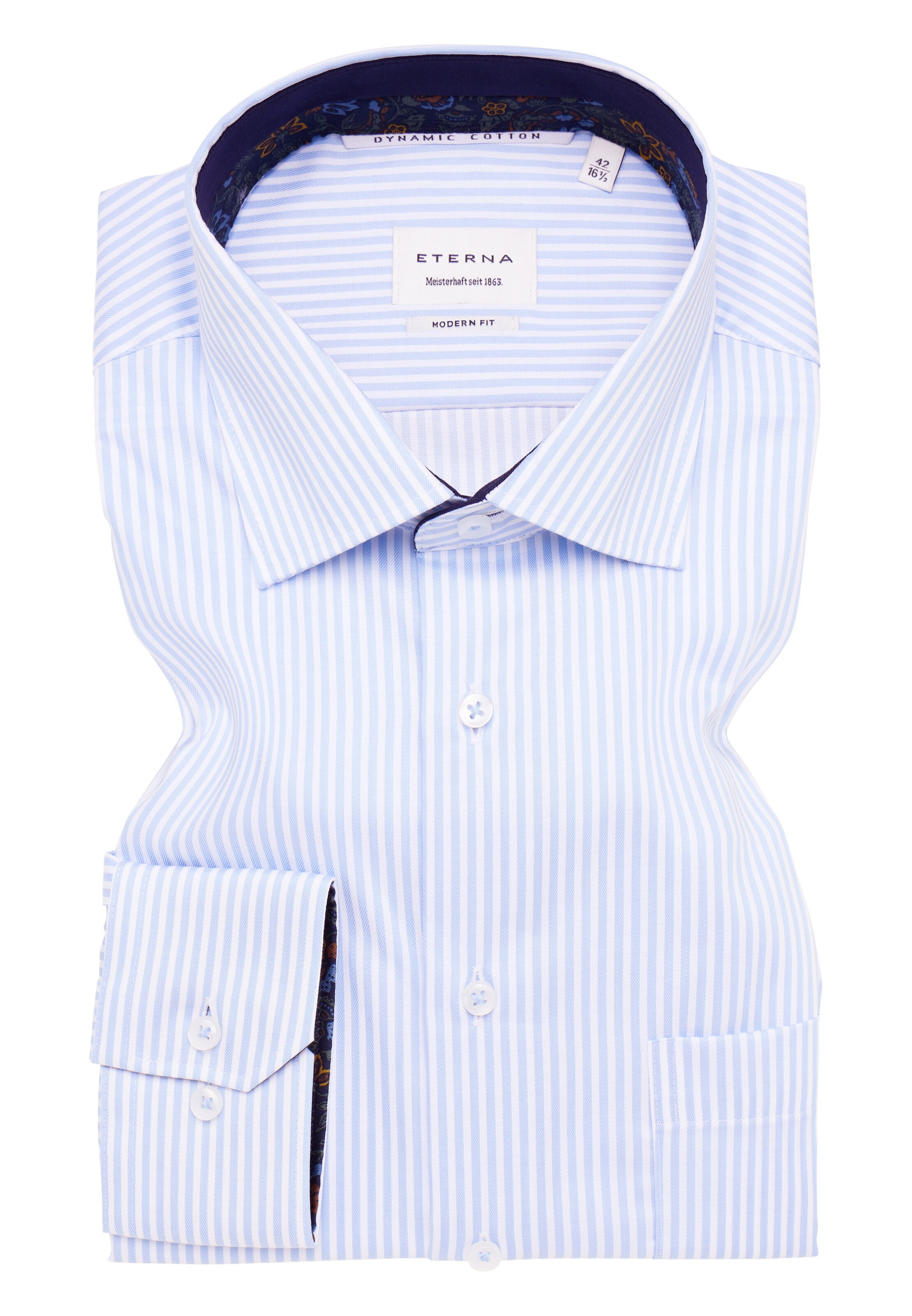 ETERNA Regular fit Business shirt in Blue