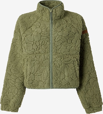 ROXY Bluza polarowa 'BLURRY' w kolorze zielony: przód