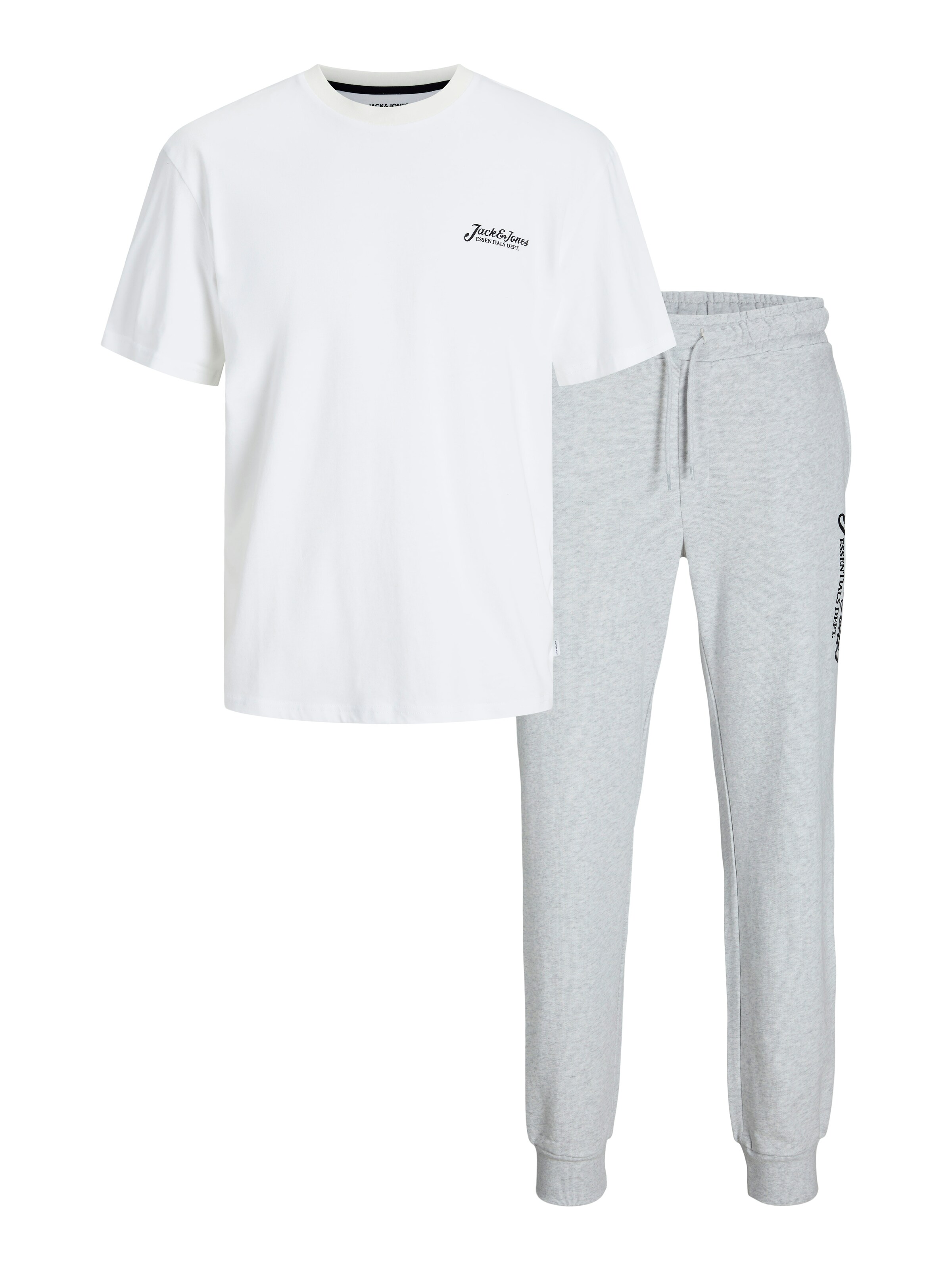 Jack & Jones JJBeau T-Shirt 3er Pack – Lässige Basic-Shirts Mit Frontprint, Kurzarm, Für Herren
