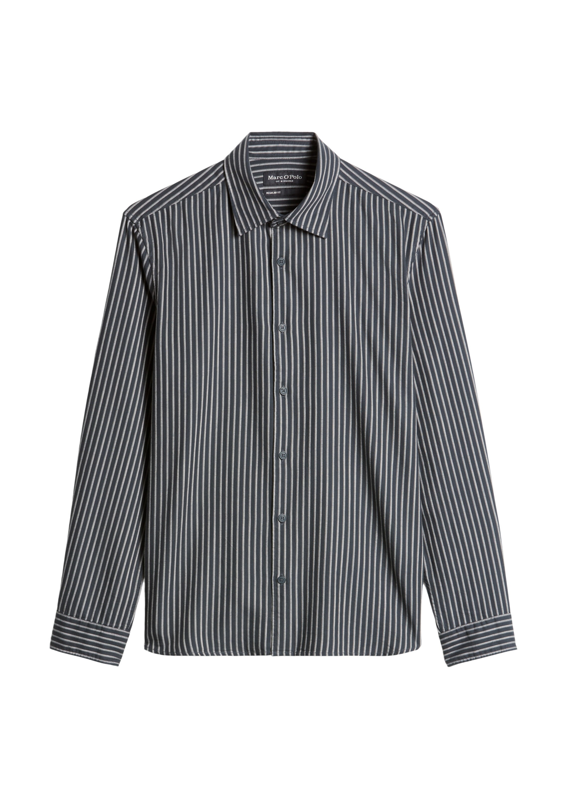 Marc O'Polo Regular Fit Hemd in Blau: Vorderseite