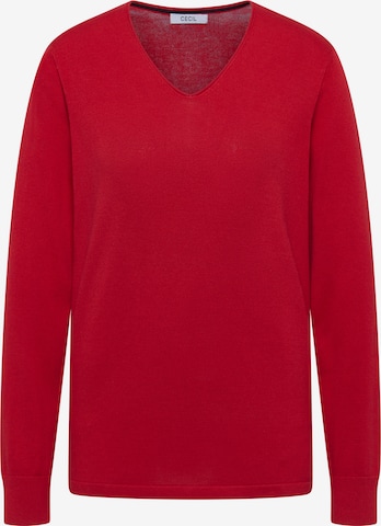 CECIL Sweater in Red: front