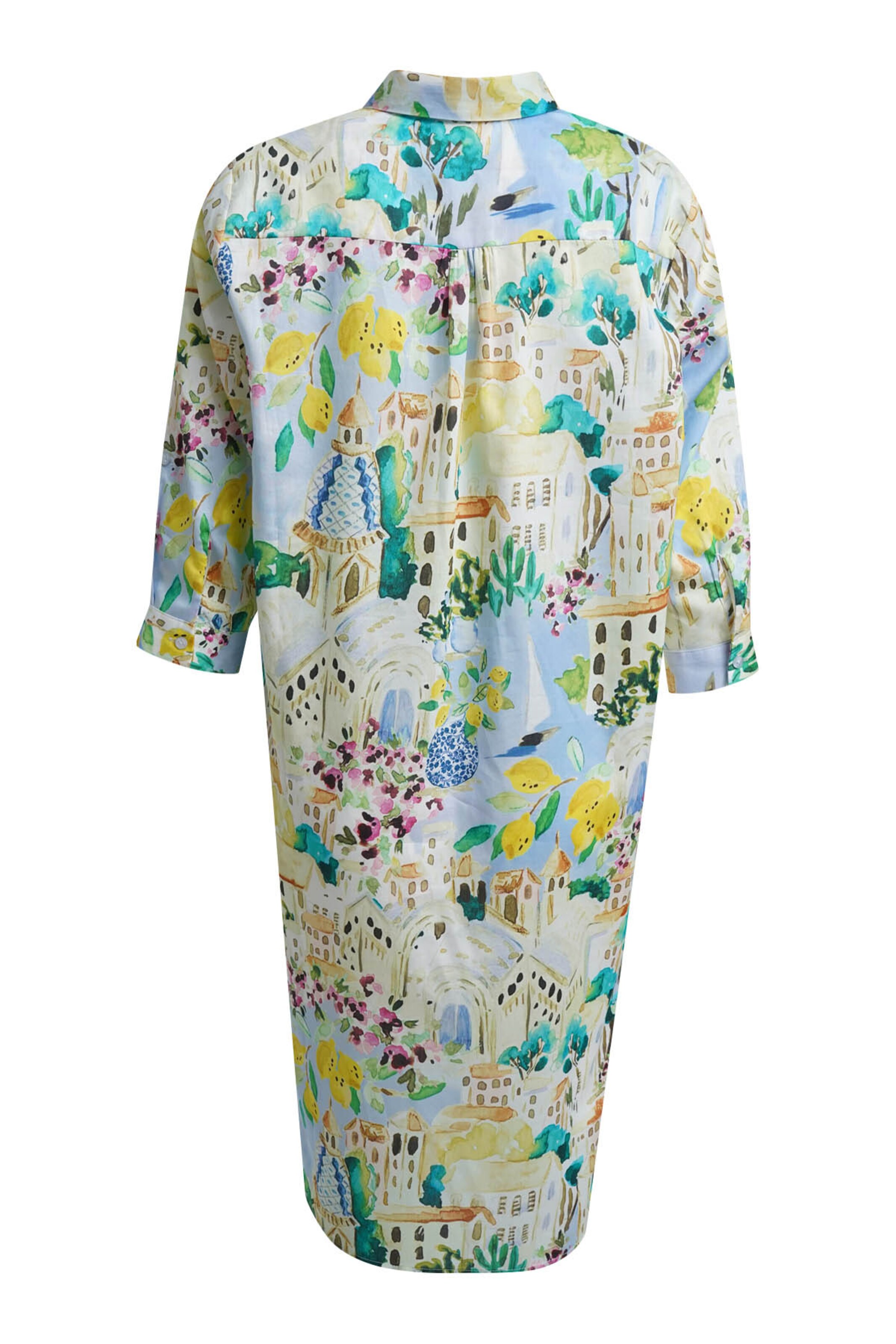 Milano Italy Summer Dress in Blue