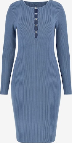 GUESS Knitted dress in Blue: front