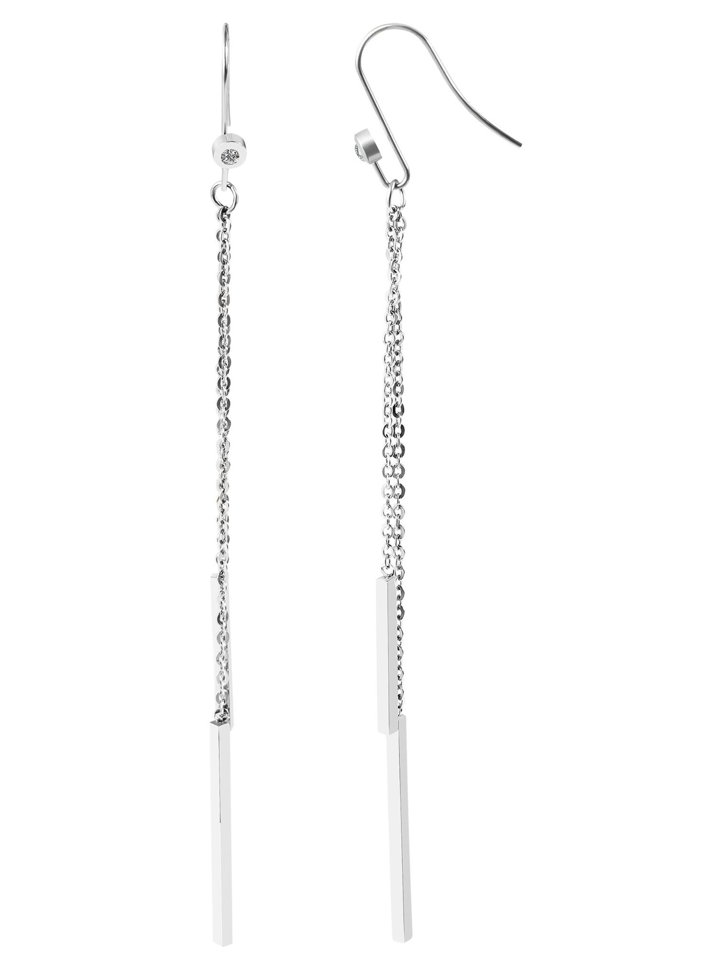 Akzent Earrings 'Saidra, langlebig' in Silver