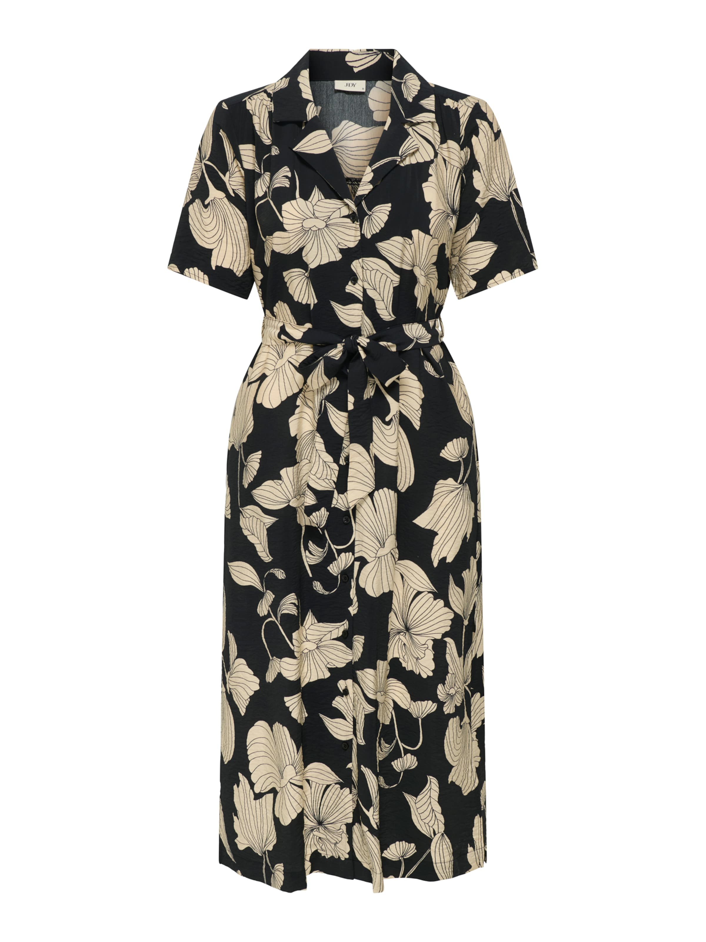 JDY Платье-рубашка 'JDYTroya' в Черный: спереди