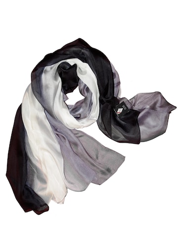 Foulards oversize 'Chiffon Tri-Color' Posh Gear en noir : devant