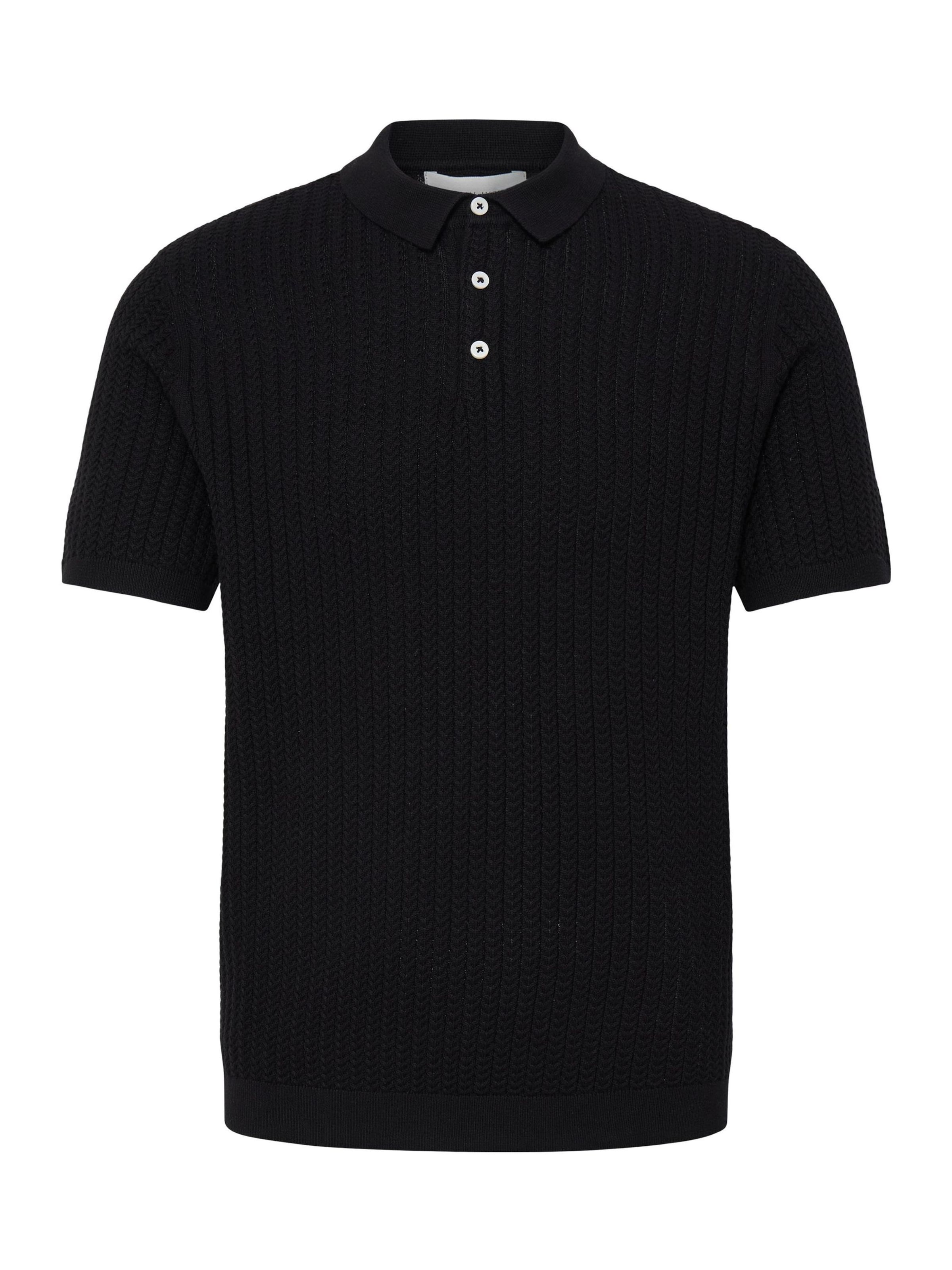 T-Shirt ' CFKarl ' Casual Friday en noir : devant