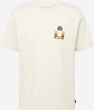 RIP CURL T-shirt 'SURF REVIVIAL' i beige: framsida