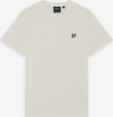 T-Shirt 'Fine Slub' Lyle & Scott en beige : devant