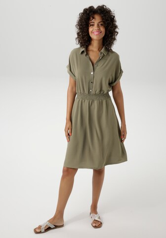 Aniston CASUAL Summer Dress in Green: front