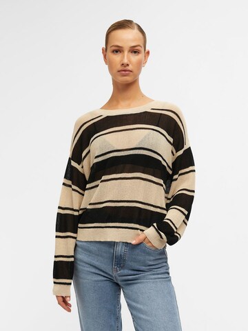 Pull-over 'Kalyna' OBJECT en beige : devant