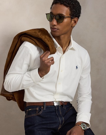 Coupe regular Chemise Polo Ralph Lauren en blanc