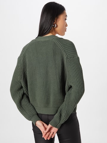 DRYKORN Knit Cardigan 'SONTJE' in Green