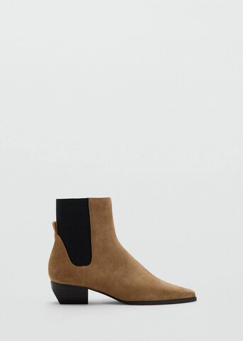 MANGO Ankle Boots in Brown