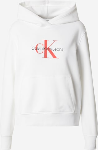 Calvin Klein Jeans Bluzka sportowa w kolorze biały: przód