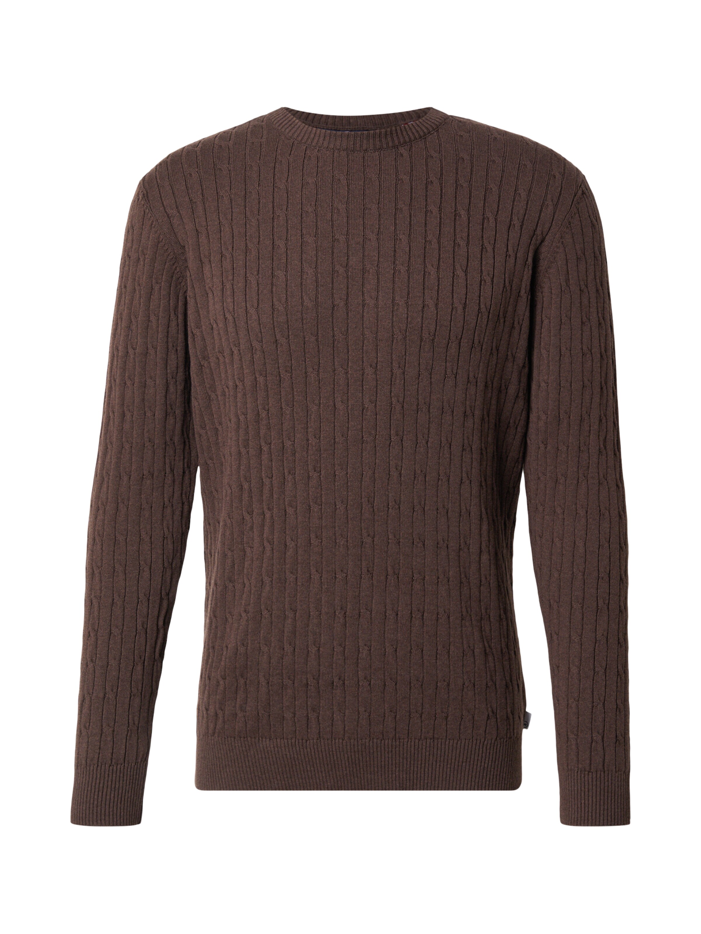 brūns Kronstadt Džemperis 'Cable': no priekšpuses