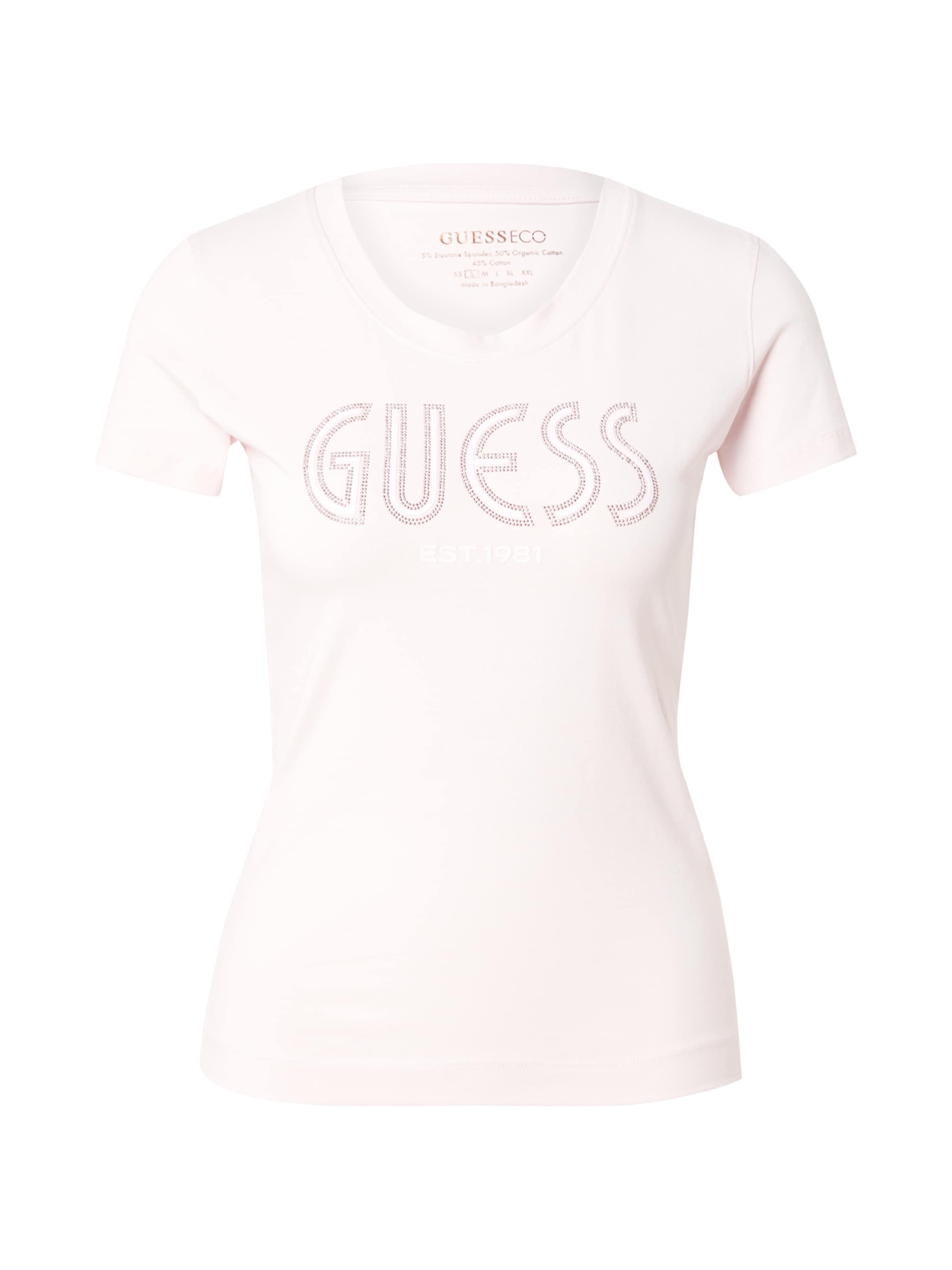 Maglietta di GUESS in rosa: frontale