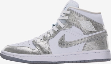 Jordan Korkeavartiset tennarit 'Air Jordan 1' värissä valkoinen: etupuoli