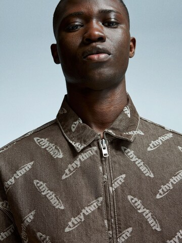 Veste mi-saison Bershka en marron