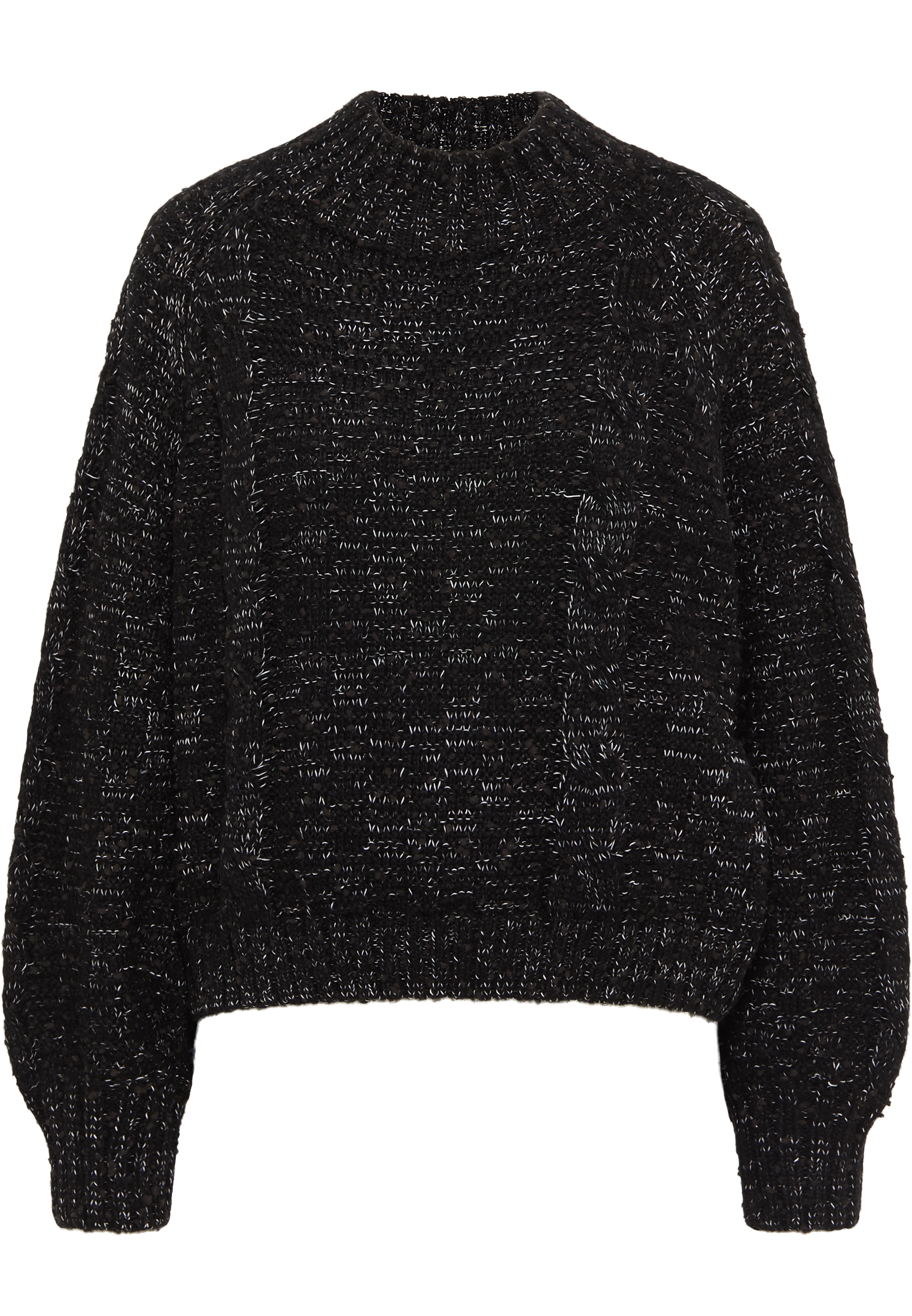 3dleC Kobiety myMo ROCKS Sweter w kolorze Czarnym 
