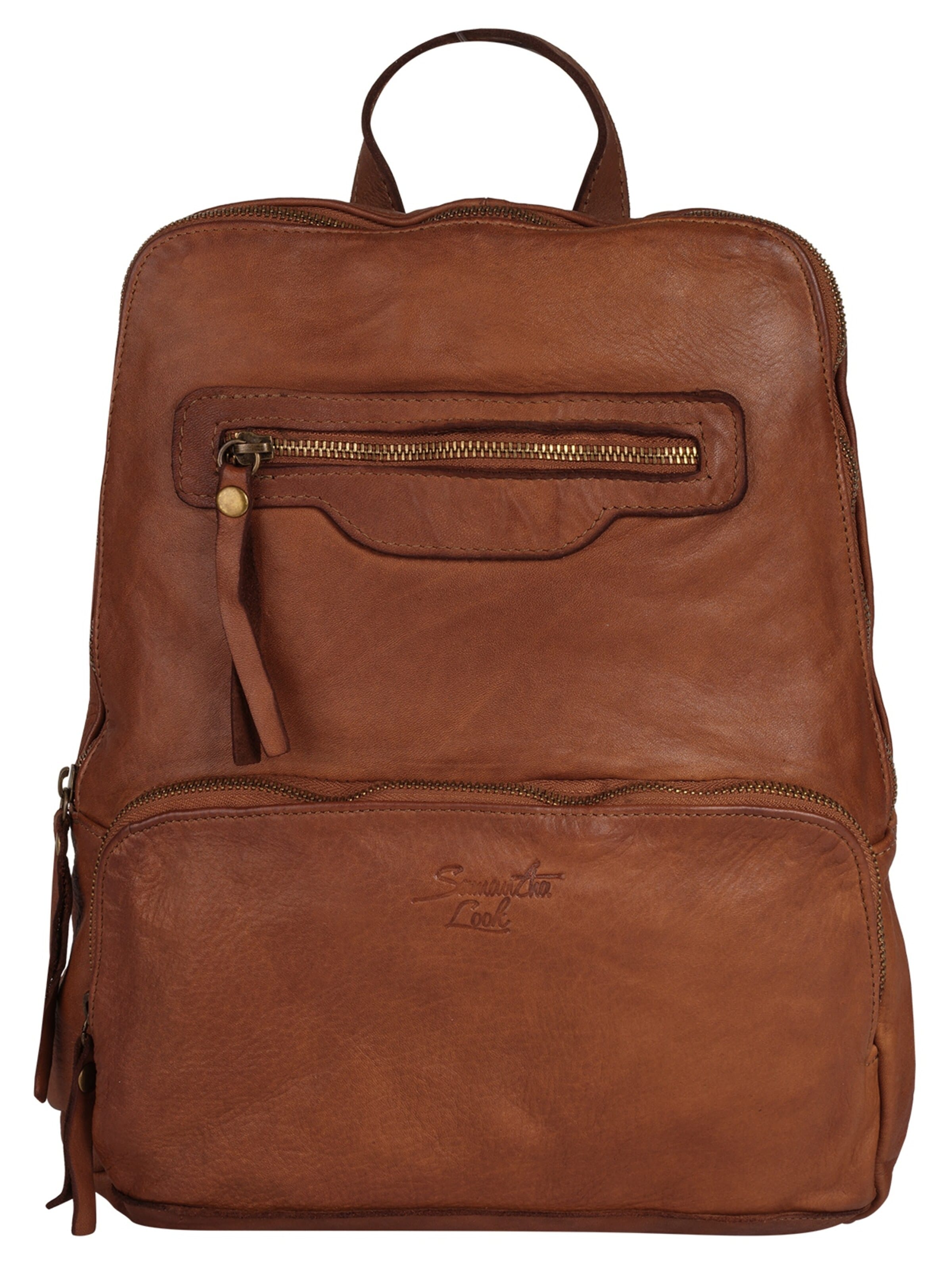 Sac à dos Samantha Look en marron : devant