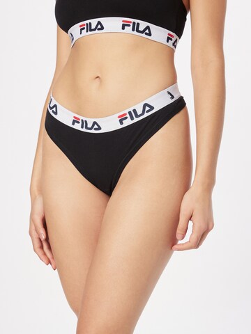 FILA Thong in Black: front