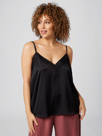 Guido Maria Kretschmer Curvy Collection Top 'Brianne' in Schwarz: predná strana