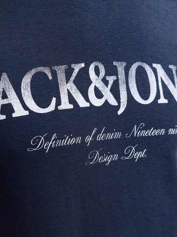 Jack & Jones Plus - Sudadera 'JJDevin Daytona' en azul