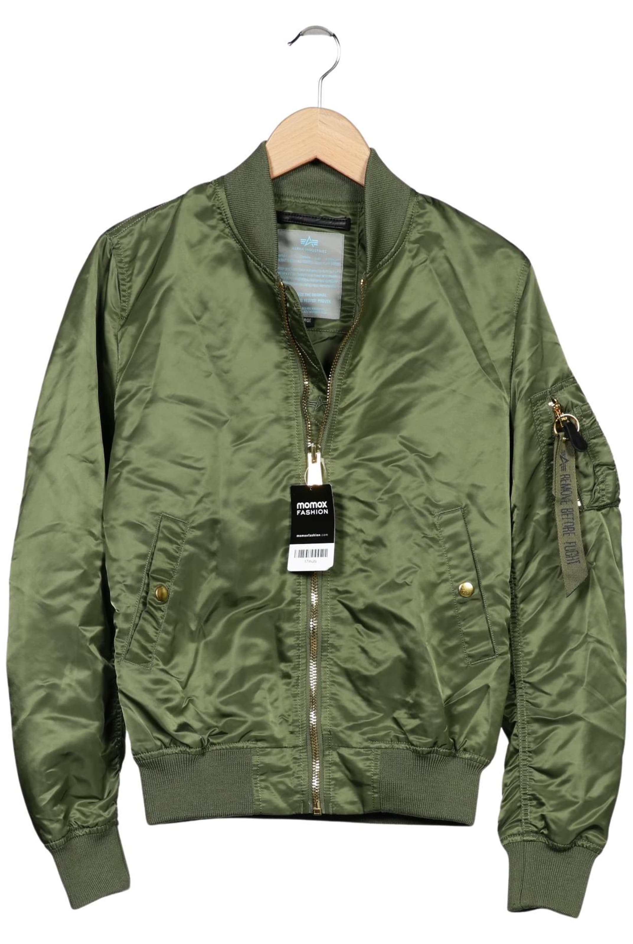 ALPHA INDUSTRIES Jacket & Coat in L in Green: front
