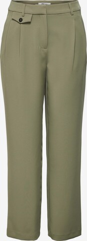 ONLY Wide leg Pleat-front trousers 'Triana' in Green: front