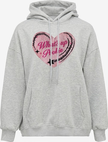 Sweat-shirt MYMO en gris : devant