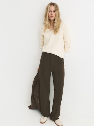 Pull&Bear Szabványos Nadrág - zöld