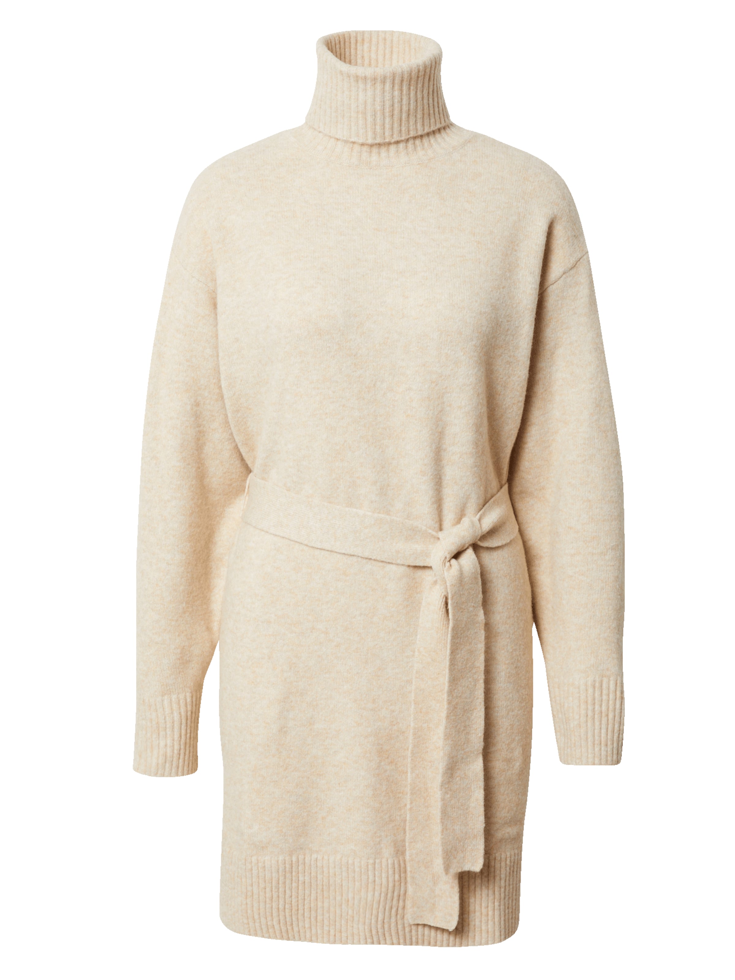 EDITED - Vestido de punto 'Okka' en beige: frente