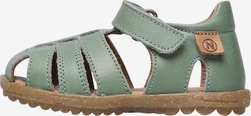 NATURINO Offene Schuhe 'SEE' in Grün: Vorderseite