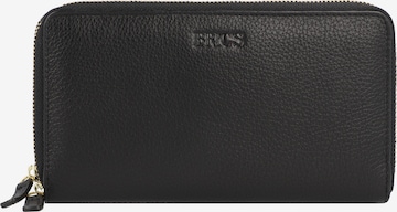Bric's Wallet in Black: front