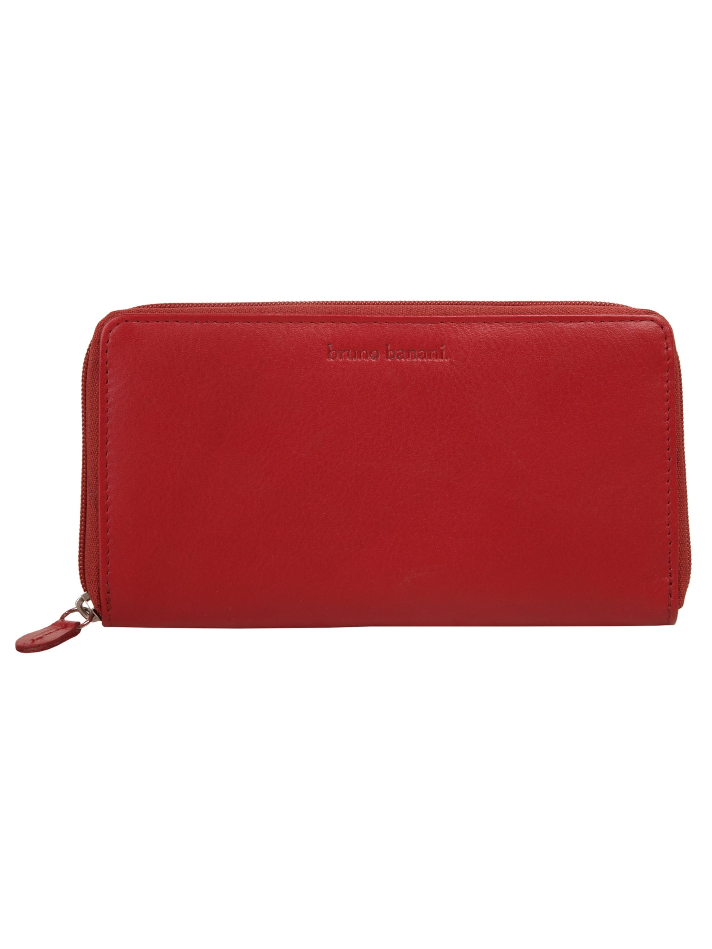Bruno Banani Wallet 'Bruno Banani Geldbörse LEDER' in Red: front