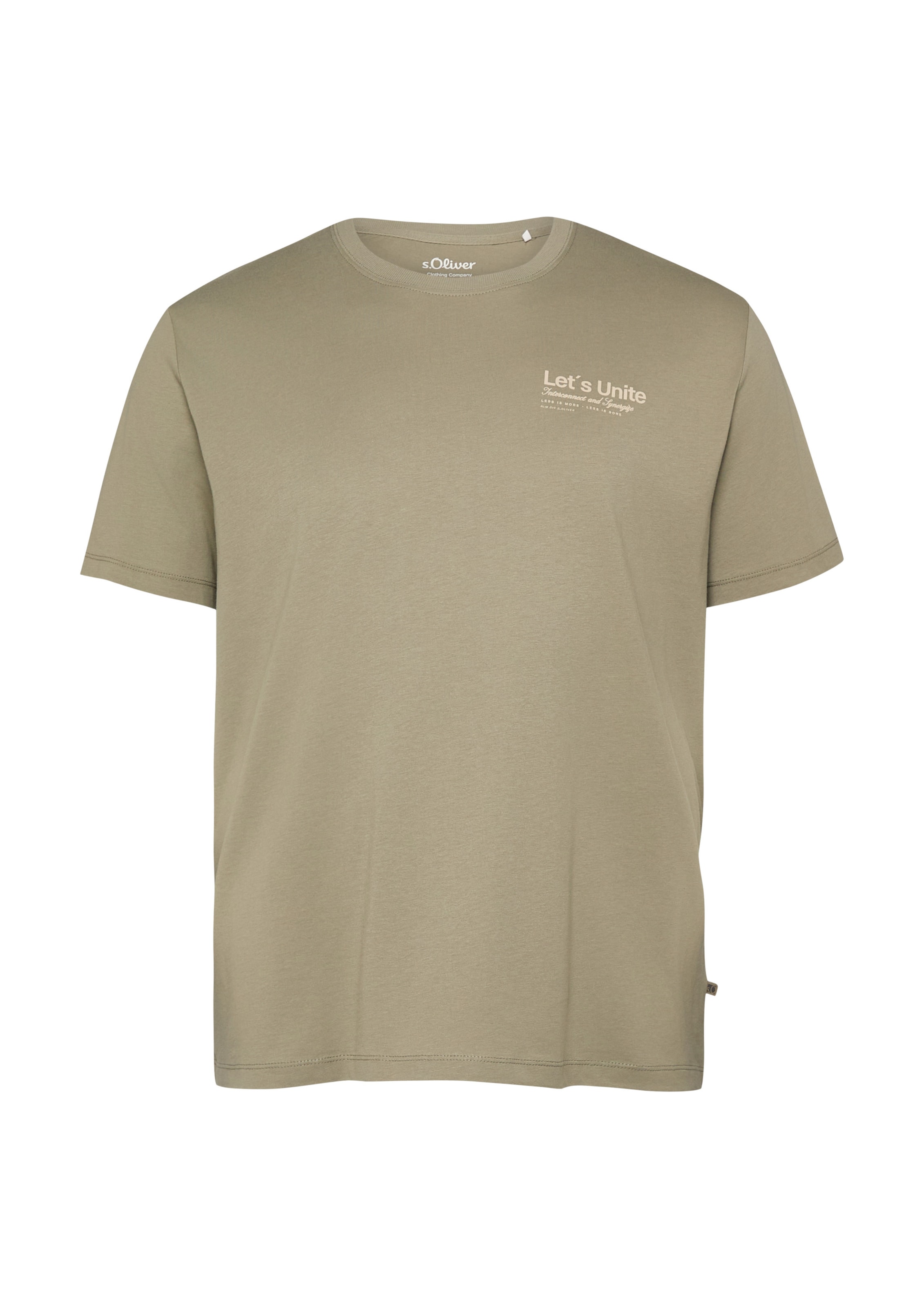 T-Shirt s.Oliver en vert : devant