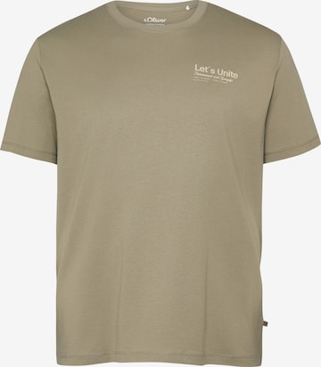 T-Shirt s.Oliver en vert : devant