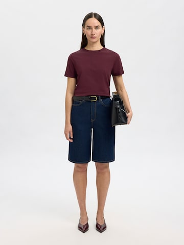 SELECTED Shirt 'SLFMY ESSENTIAL' in Purple