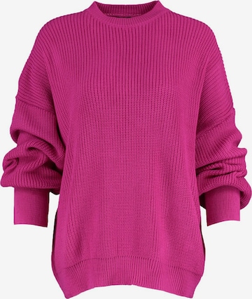 Trendyol Oversized neulepaita värissä vaaleanpunainen: etupuoli