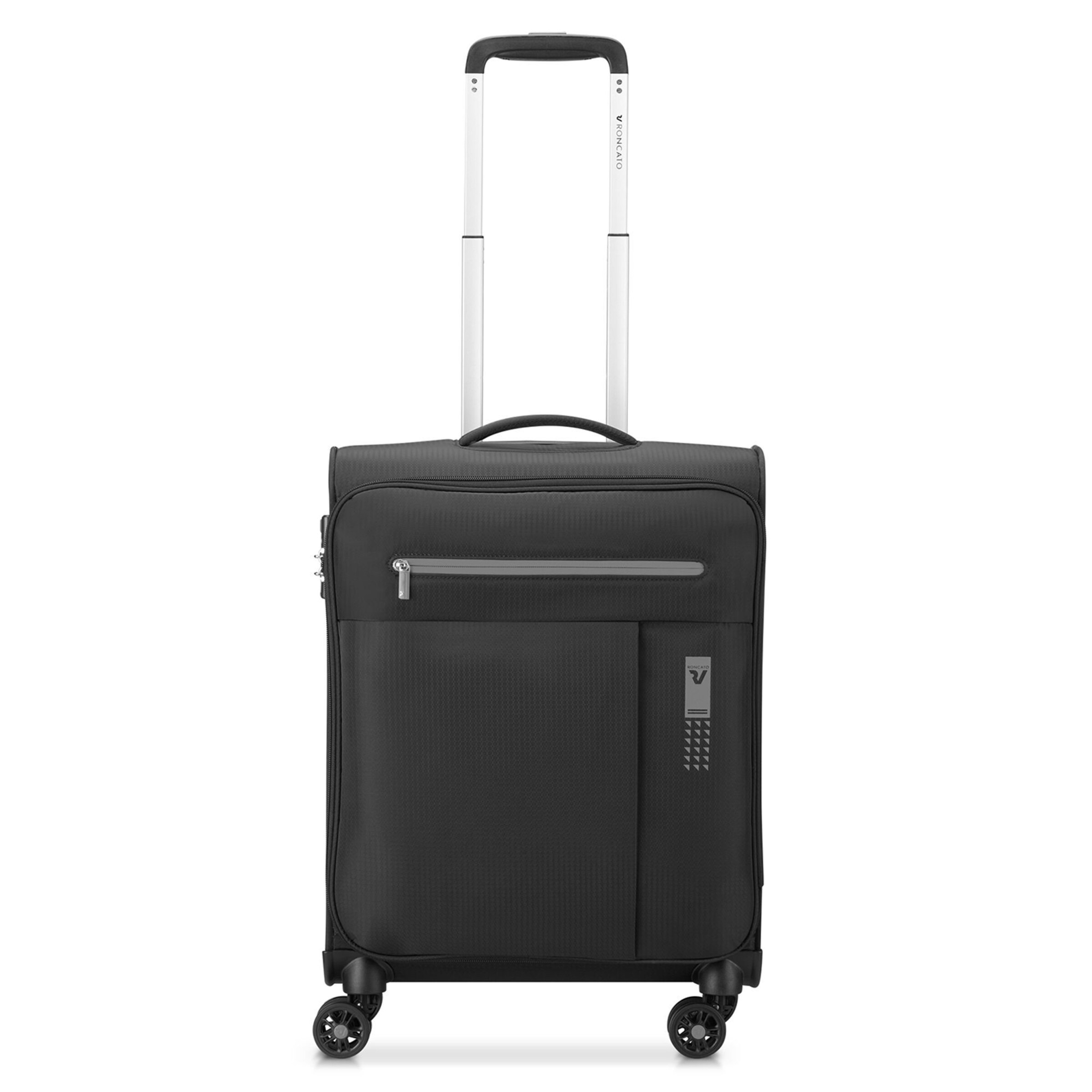 Roncato Trolley 'Lite Neon ' in Schwarz: Vorderseite
