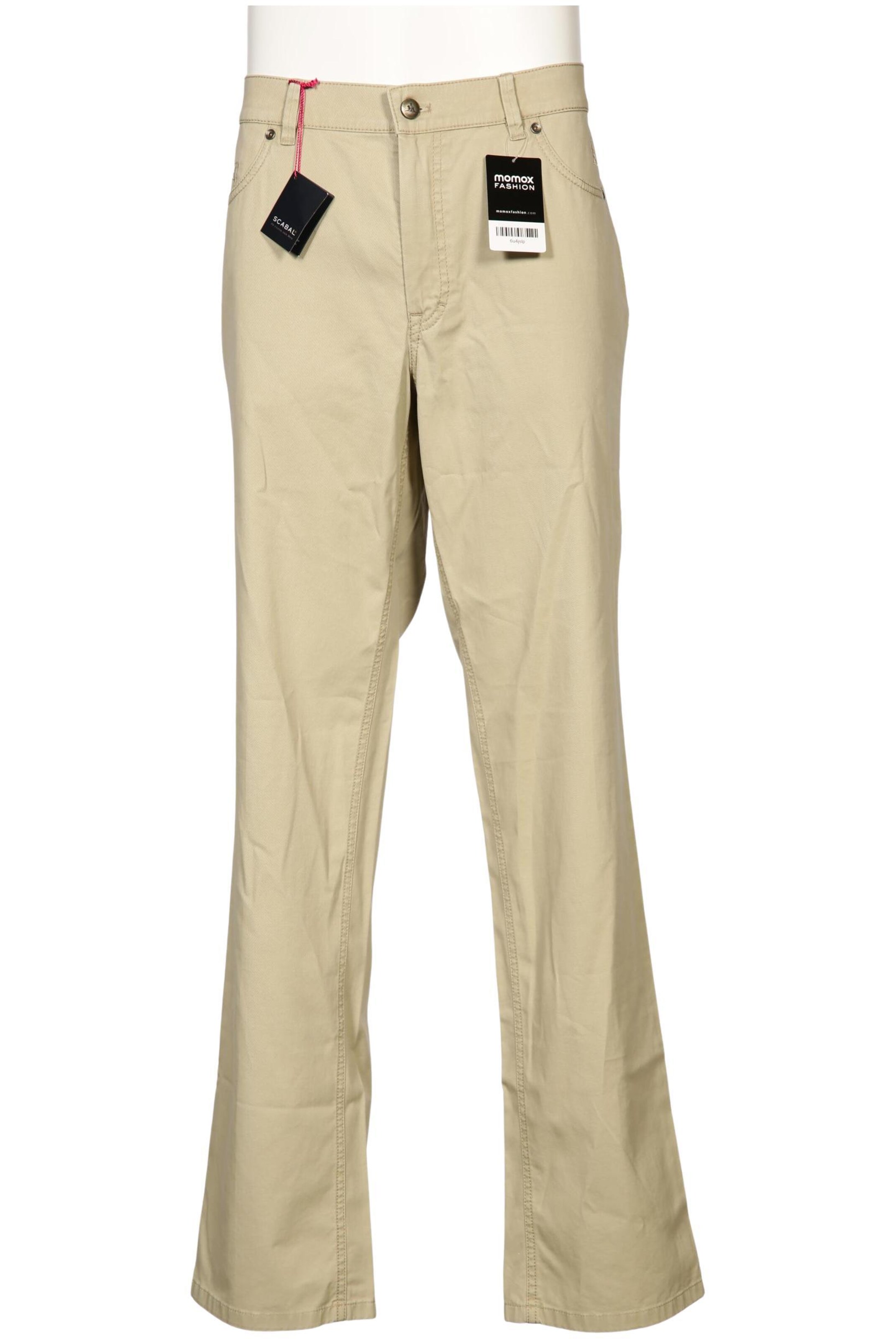 Scabal Pants in 38 in Beige: front
