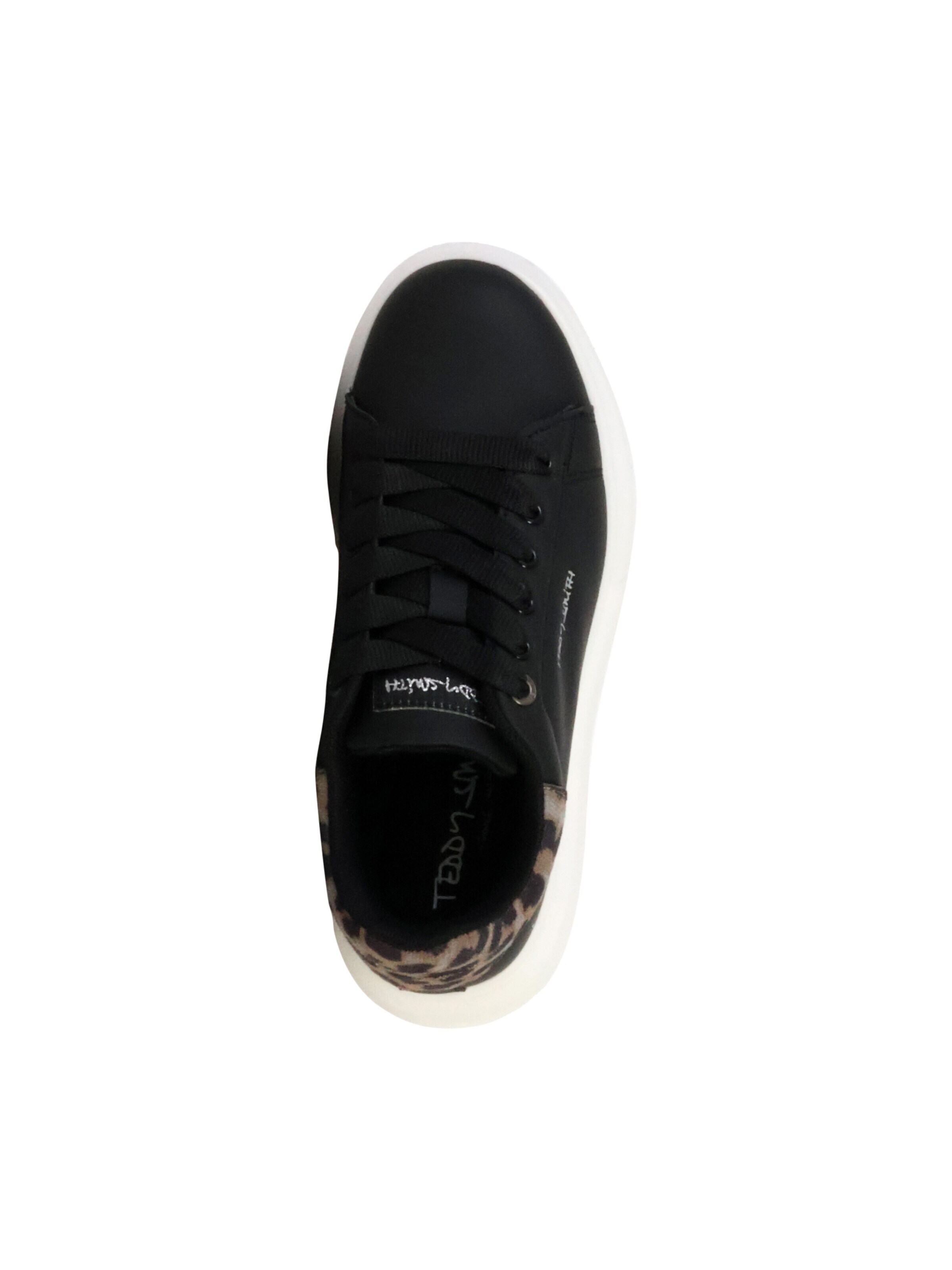 Scarpa stringata sportiva 'Sneaker mit Schnürung' di Teddy Smith in nero