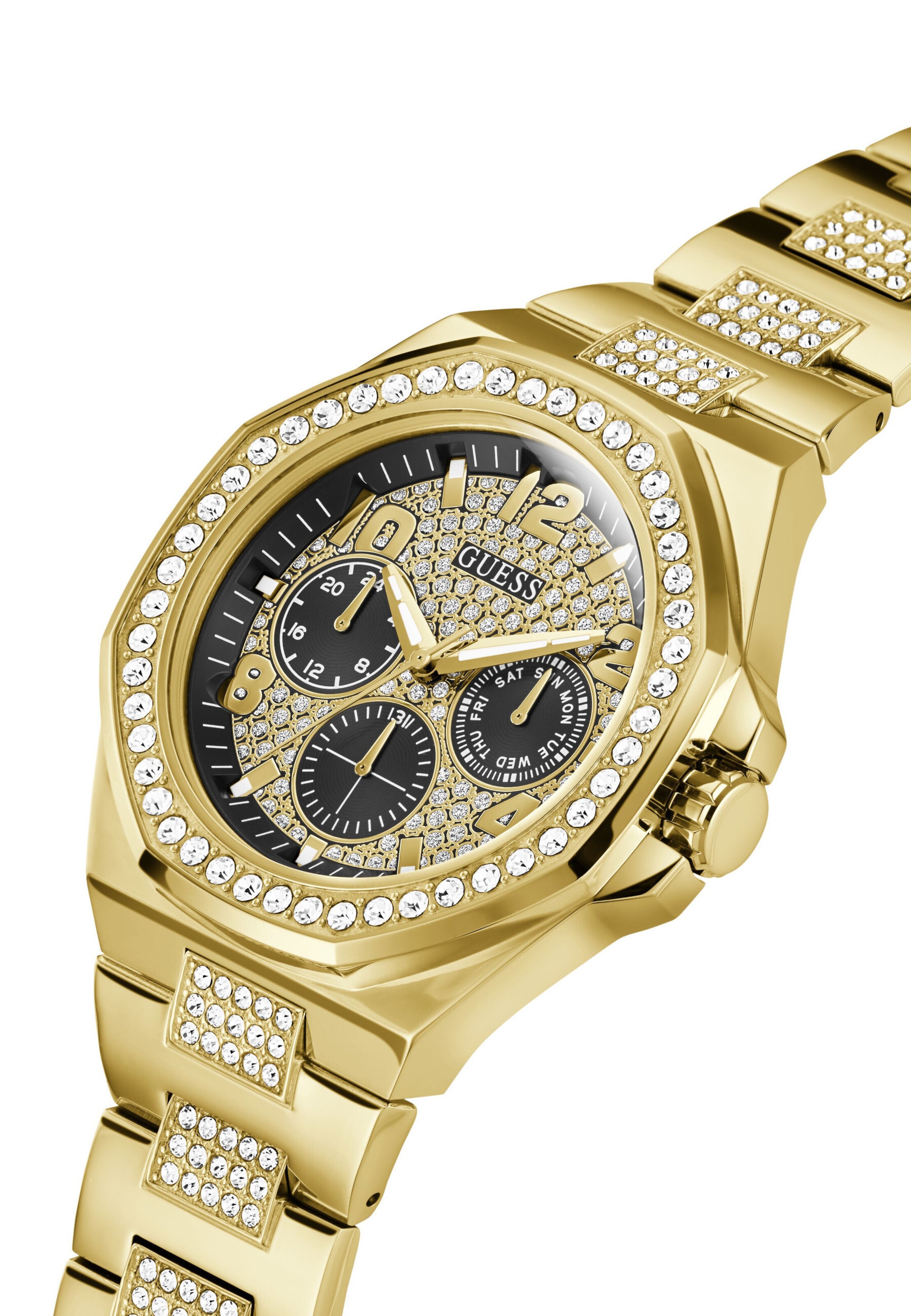 GUESS Analog Watch 'EMPIRE' in Gold