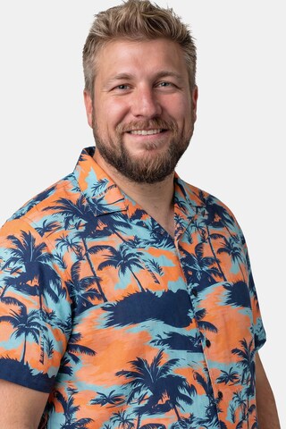 Men Plus Regular fit Overhemd in Oranje