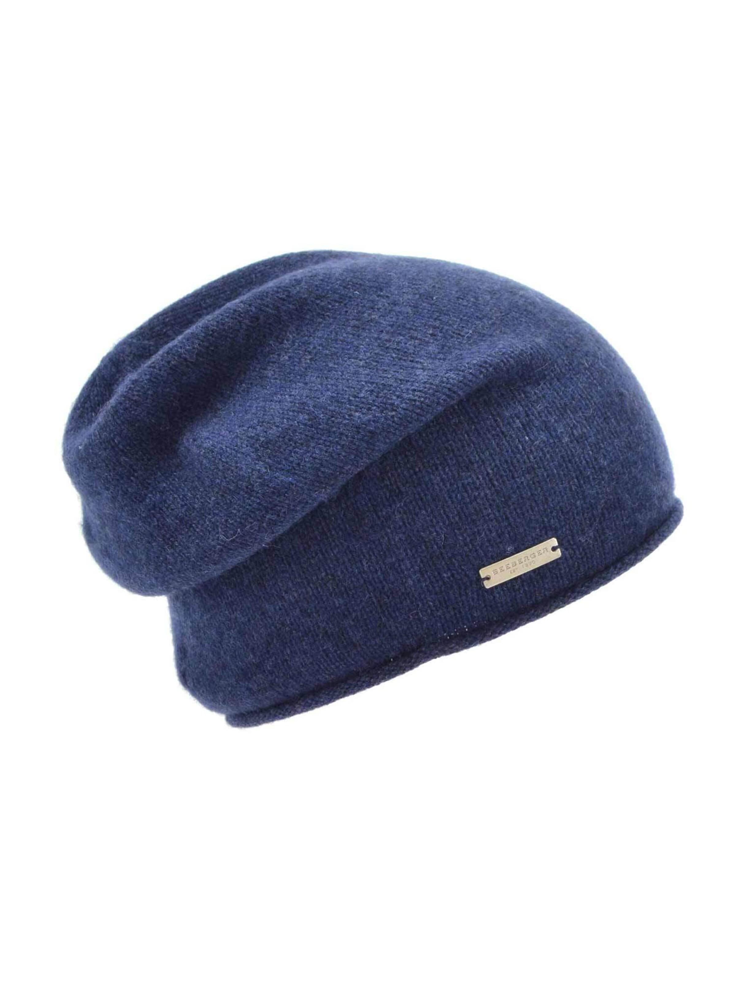 Seeberger Beanie 'Mütze' in Blue: front