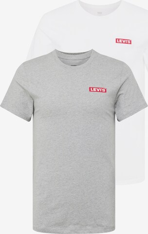 LEVI'S ® Tričko 'Crewneck Graphic' – šedá: přední strana